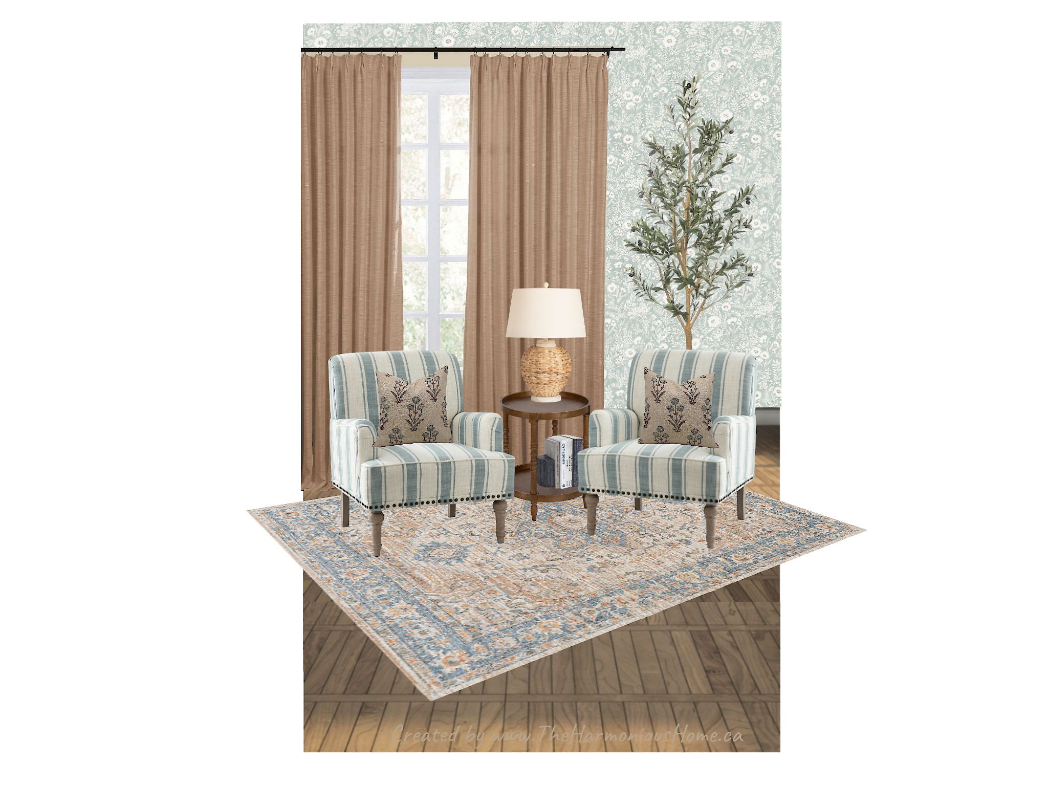 Cozy Coastal Reading Nook