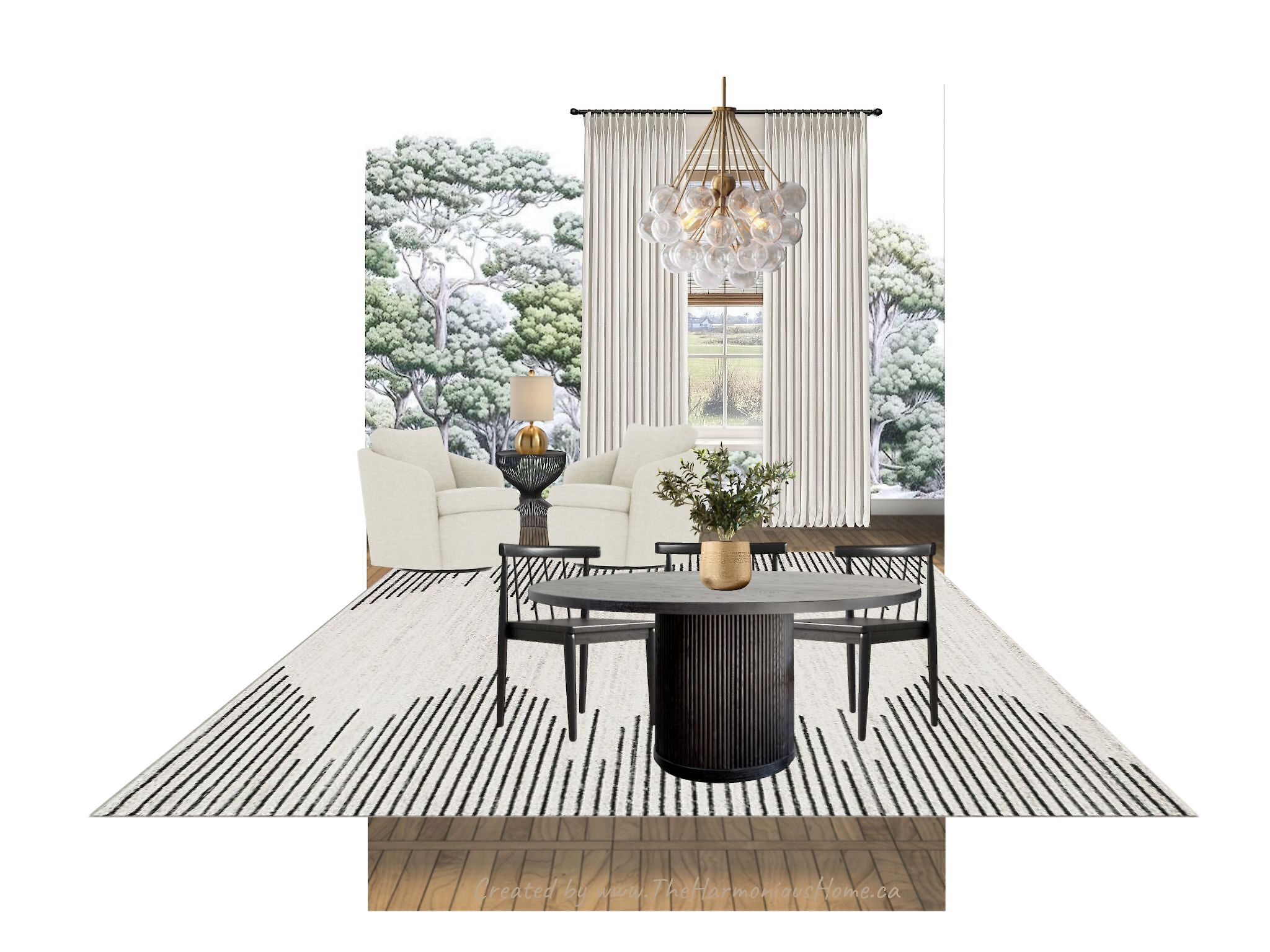 Contemporary Organic Dining Room